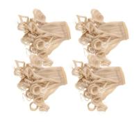 HOODANCOS 4pezzi Parrucche per Bambole in Trame di Capelli Ricci per Bambole Bjd e Lolita Accessori per Parrucche Fai da Te e Materiali per Creazione Capelli