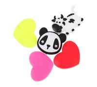 HOODANCOS 5 Pezzi Smorzatori in Silicone Forma di Cuore per Racchetta da Tennis e Squash Ammortizzatori Vibrazioni Facili da Installare Accessori Tennis Comfort e Controllo Adatti Diverse