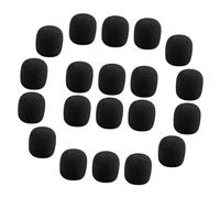 HOODANCOS 50 Pezzi Coperture in Spugna per Microfono Protezione Antivento e Antisporco Custodia Morbida 20X15X5Mm per Microfono Amplificatore Adatte per Discorsi Pubblici e Spettacoli