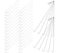 HOODANCOS 50 Pezzi Estrattore Rami da Frutta in Acciaio Zincato Supporto per Alberi di Melo Pero e Pesco Strumento per Controllo Forma e Sviluppo Rami Facile da Installare e Resistente agli