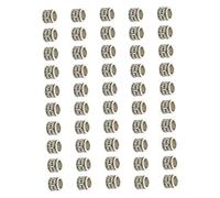 HOODANCOS 50pezzi Anelli Per Dreadlocks e Polsini Per Treccia Accessori Per Per Feste Matrimonio e Stile Unico