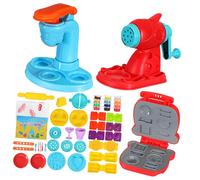HOODANCOS 51 Giochi Pasta da Modellare per Macchina per Noodles Gelatiera e Hamburger Kit Accessori Creativi per Cucina Regalo Compleanno Bambine
