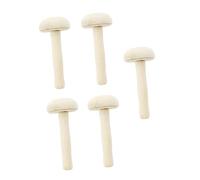 HOODANCOS 5pezzi Strumenti per Stampa Artistica con Rulli Legno Forma di Fungo Inchiostro E Pittura Utensili di Rubbing per Artigianato E Incisione