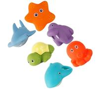 HOODANCOS 6 Giocattoli da Bagno per Set da Animali Galleggianti con Cambio Colore Al Calore Giocattoli per Bagnetto Divertenti e Sicuri