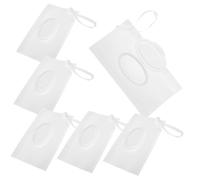HOODANCOS 6 Pezzi Porta Salviette Eva Resistente Umidificate per Design a Coperchio Ribaltabile e Maniglia Rinforzata per Esterno e Pasti Disordinati
