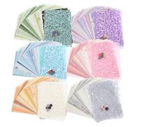 HOODANCOS 6 Set Carta Scrapbooking Vintage Testurizzata con Pizzo per Decorazioni DIY Carta per Journal Inviti e Album Fotografici Superficie Liscia