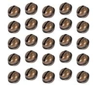 HOODANCOS 60 Pezzi Campanelle di Natale Piccole in Bronzo 22Mm Ciondoli Decorativi da Appendere per Casa e Portachiavi Accessori Natalizi Artigianali Dettagli Creativi per Decorazioni