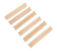 HOODANCOS 6pezzi Supporti Legno Per Domini Base Per Gioco Multi-funzione Portatile e Robusta Per Mostrare Articoli e Componenti Di Giochi Di Parole