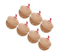 HOODANCOS 7 Pezzi Strumenti Percussione in Legno Nacchere Dita Portatili per Casa Strumenti Musicali Educativi per Ritmo e Giochi Didattici