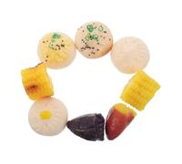 HOODANCOS 8 Cibo Simulato per Colazione Realistici Dolci e Mais Giocattoli Decorativi per Giocare Fare Colazione e Stimolare La Creatività Dei
