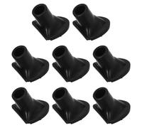 HOODANCOS 8 Pezzi Piedini in Gomma Antiscivolo per Supporto Borse da Golf Facili da Installare Accessori Golf per Gambe Nero per Uomini