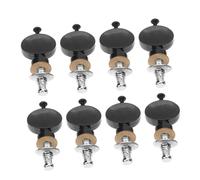 HOODANCOS 8 Pezzi Piroli Accordatura Ukulele Metallo con Manopole Rotonde Ergonomiche Asta Dritta per Stabilità e Precisione Accessori per Migliorare Suono e Tenuta Accordatura