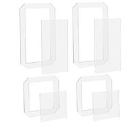HOODANCOS 8 Pezzi Template Resistente e Leggero Forma Rettangolare per Quilting in Acrilico per Lavori di Cucito e Patchwork