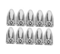 HOODANCOS Accessori per Rullante 10pezzi in Ferro Argento Supporto Orecchie Tamburo Multifunzione Facile da Trasportare e Conservare per Strumenti a Percussione