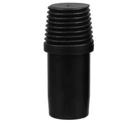 HOODANCOS Adattatore Filettato per Manico di Scopa e Spazzolone, Compatibile Aste di Prolunga Regolabili, Materiale Plastico Nero per Uso Versatile in Molteplici Scenari
