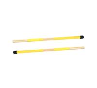 HOODANCOS Bastoncini per Batteria in Legno Impugnatura Comoda Spazzola per Drum Jazz, 19 Asticelle