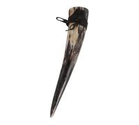 HOODANCOS Bicchiere Decorativo Corno Bue per Bere Bicchiere Viking Vintage Coppa Artigianale per Vino e Decorazione Capacità Dettagli per Elegante Esperienza Bevuta
