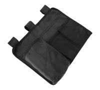 HOODANCOS Borsa Portaoggetti in Nailon Nero Tasche per Beach Chair, Versatile e Facile da Pulire, per Sdraio da Spiaggia e Arredi Minimalisti