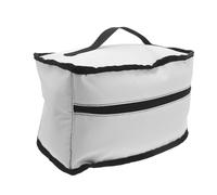 HOODANCOS Borsa Portatile Bianca per Ferro da Stiro a Vapore Organizer Interno e Scomparti Protettivi, Custodia Salvaspazio per Trasporto e Conservazione di Ferri da Stiro Portatili, per