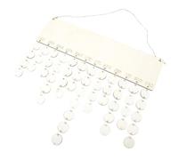 HOODANCOS Calendario di Compleanno Fai da Te in Legno Ciondolo Lavagna Promemoria di Famiglia da Parete Set Creativo per Decorazione Casa e Tracciamento Eventi Speciali