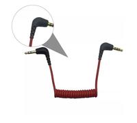 HOODANCOS Cavo Adattatore Audio da Trs a Trrs 35 MM 05 M per Microfono Esterno Sc7 e Smartphone Convertitore Audio Spirale per Collegamento Microfono a Tablet e Telefoni