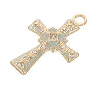 HOODANCOS Charm Croce Vintage in per Fai da Te Pendente Multifunzione per Collane Braccialetti Portachiavi Decorazioni Gioielli Artigianali
