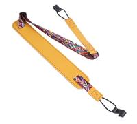 HOODANCOS Cinturino Regolabile per Ukulele in Pelle Pu Doppio Gancio J, Tracolla Chic e Comoda che Protegge la Spalla, Regalo Speciale per Compleanno e Capodanno