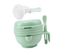 HOODANCOS Ciotola Multiuso per Schiacciare Cibo per Accessorio per Svezzamento in PP Alimentare Sicuro Facile da Pulire e Usare per Frutta e Ortaggi