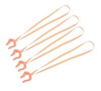 HOODANCOS Clip Nasale per Nuoto Professionale 4 Pezzi Cinturino, Morbida e Robusta in Materiale Flessibile, Comoda per Adulti, Previene Soffocamento e Garantisce Protezione Durante