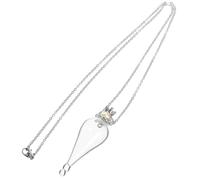 HOODANCOS Collana con Ciondolo Bottiglia Vetro Piccola Trasparente Mini Barattolo Vetro per DIY e Decorazioni Facile da Pulire per Regali e Ricordi Comodi