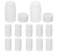 HOODANCOS Contenitori per Pillole da 20 Ml in Hdpe 24 Pezzi Tappi Sigillati, Flaconi per Medicinali e Cosmetici, Piccolo Organizer Portatile per Farmaci e Campioni Solidi