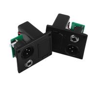 HOODANCOS Custodia per Batteria Pickup Chitarra Attiva 9v in Plastica e Metallo Interfaccia 6.35mm, 2 Pezzi per Alimentazione Stabile e Prestazioni Professionali
