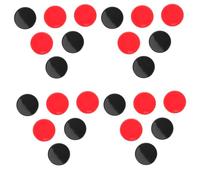 HOODANCOS Fiches da Poker 19 Mm in Plastica 200 Pezzi Rosso e Nero, Gettoni per Bingo e Giochi Matematici, Accessori Gioco per Attività di Gruppo e Intrattenimento Educativo