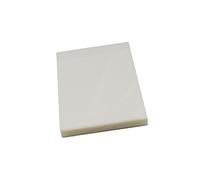 HOODANCOS Fogli Di Pellicola Per Laminazione Termica Universale 100 Pezzi Buste Per Laminazione Sigillante Fotografico Bianco 6 Pollici 0 065 Mm - Riflettente