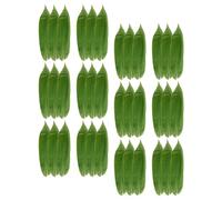 HOODANCOS Foglie di Bamboo per Sushi 100 Pezzi, Decorazione Giapponese Resistente e Non Deformabile, Foglie a Forma di Foglia per Ristoranti e Negozi di Cibo Giapponese