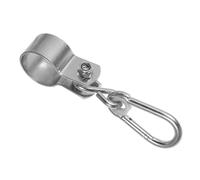 HOODANCOS Ganci per Altalena in Acciaio Inox per Carichi Pesanti Ganci Girevoli per Sedie Amache Accessori per Esterni e Giardino Fissaggio Sicuro su Tubi Rotondi Resistenti a Vento e