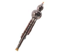 HOODANCOS Hulusi Flauto Cinese in Chiave B con Tre Toni Strumento Zucca Tradizionale Ramato per Studenti e Principianti per Pratica Lezioni di Gruppo e Performance Culturali