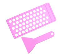 HOODANCOS Kit Riempimento Balsamo Per Le Labbra e Lucidalabbra 2 Pezzi in Pp Vassoi e Spatola, Contenitori Per Balsamo Fai Da Te, Set Per Creazione Lucidalabbra, Strumenti Per Make-up Artigianale