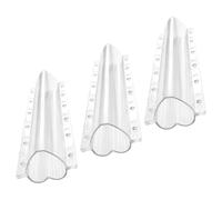 HOODANCOS Kit Stampi per Ortaggi a Forma di Cetriolo 3 Pezzi PC | Leggeri e Flessibili, Pratici da Usare, Forma Unica per Coltivazione e Modellatura