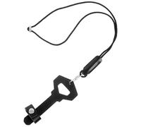 HOODANCOS Laccetto per Occhiali in Cuoio Nero Chic Lanyard per Occhiali da Sole da al Collo Sempre a Portata di Mano