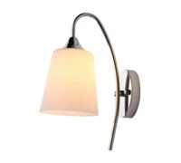 HOODANCOS Lampada da Parete in Vetro Moderno per Comodino e Corridoio Applique da Muro con Portalampada Luce da Camera da Letto Elegante e Risparmio Energetico per Ambienti Caldi e