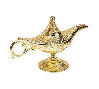 HOODANCOS Lampada Decorativa Stabile e Creativa Oro Aladino in Lega di Zinco e Stile Retrò Chic per Decorazione Casa e Scrivania per Decorazione Casa Scrivania