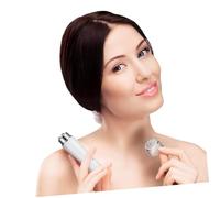 HOODANCOS Massaggiatore Viso e Collo Elettrico 4 in 1 Rullo di Metallo, Applicatore Crema e Dispositivo Idratante Occhi, Strumento per Scultura Facciale e Cura Pelle Domestica