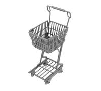 HOODANCOS Mini Shopping Cart per Ragazzo Ragazza con Ruote Carrello Giocattolo per Gioco di Ruolo e Organizzazione per Supermercato e Scrivania Stimola Le Abilità Sociali e Ordine dei
