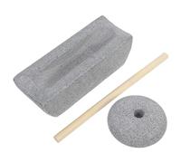 HOODANCOS Mulino a Pietra Manuale per Spezie e Tè, Macinacaffè Compatto Pestello in Pietra, Macina Medicinali e Condimenti per Uso in Cucina e Preparazione Tradizionale del Tè