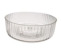 HOODANCOS Organizer Da Cucina e Bagno Trasparente Rotante Supporto Contenitore Girevole Antiscivolo Per Mensola e Piano Portaspezie e Accessori Per Spazi Ridotti