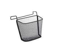 HOODANCOS Organizer per Scrivania da Ufficio in Ferro Nero Cestino Appeso Multifunzione Portaoggetti Contenitore Multiuso Leggero per Dormitorio e Camerino