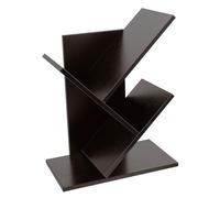 HOODANCOS organizzatore di archiviazione dei record desktop scaffale ad albero porta album da scrivania libreria ad albero da tavolo scaffale da scrivania di legno Coffee