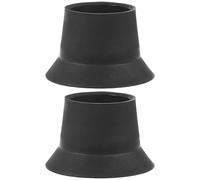 HOODANCOS Parti Antiscivolo per Gambe del Trampolino in Gomma Piedini in Plastica, 2 Coperture Silenziose Facili da Installare per Uso Esterno