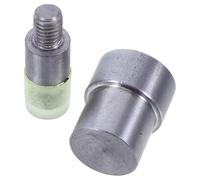 HOODANCOS Pressa Manuale per Rivetti a Doppia Testa 2 Pezzi Set di Stampi, per Abbigliamento, Borse e Scarpe, Allineamento Preciso, Installazione Rapida e Multifunzionale per Artigianato